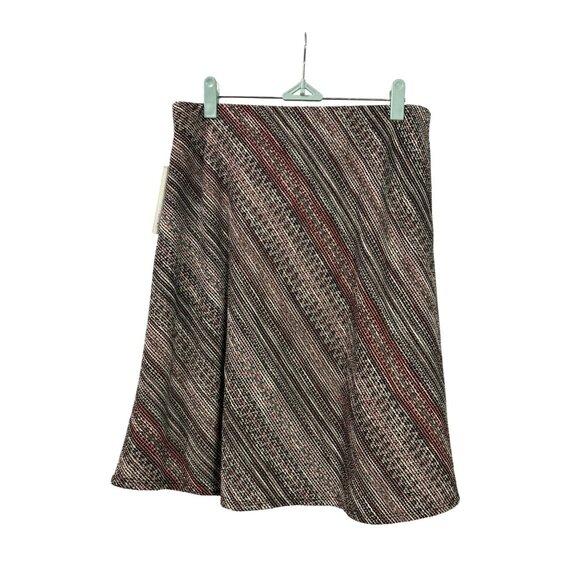 Stitch Fix Margaret M Christabel Marled Flare Skirt Midi Multicolor Size M New - Picture 3 of 5